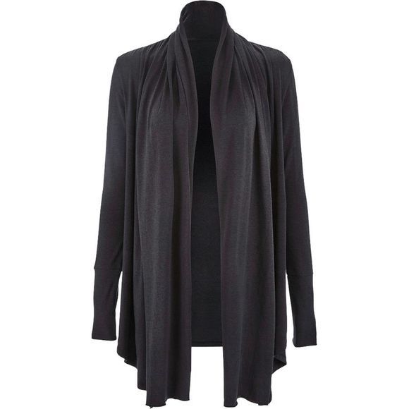 Manduka Sweaters - Manduka Ardha Wrap Cardigan Black